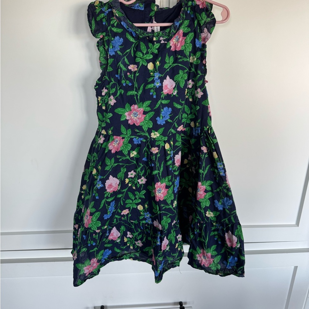 Janie and Jack Navy Floral Kids Dress